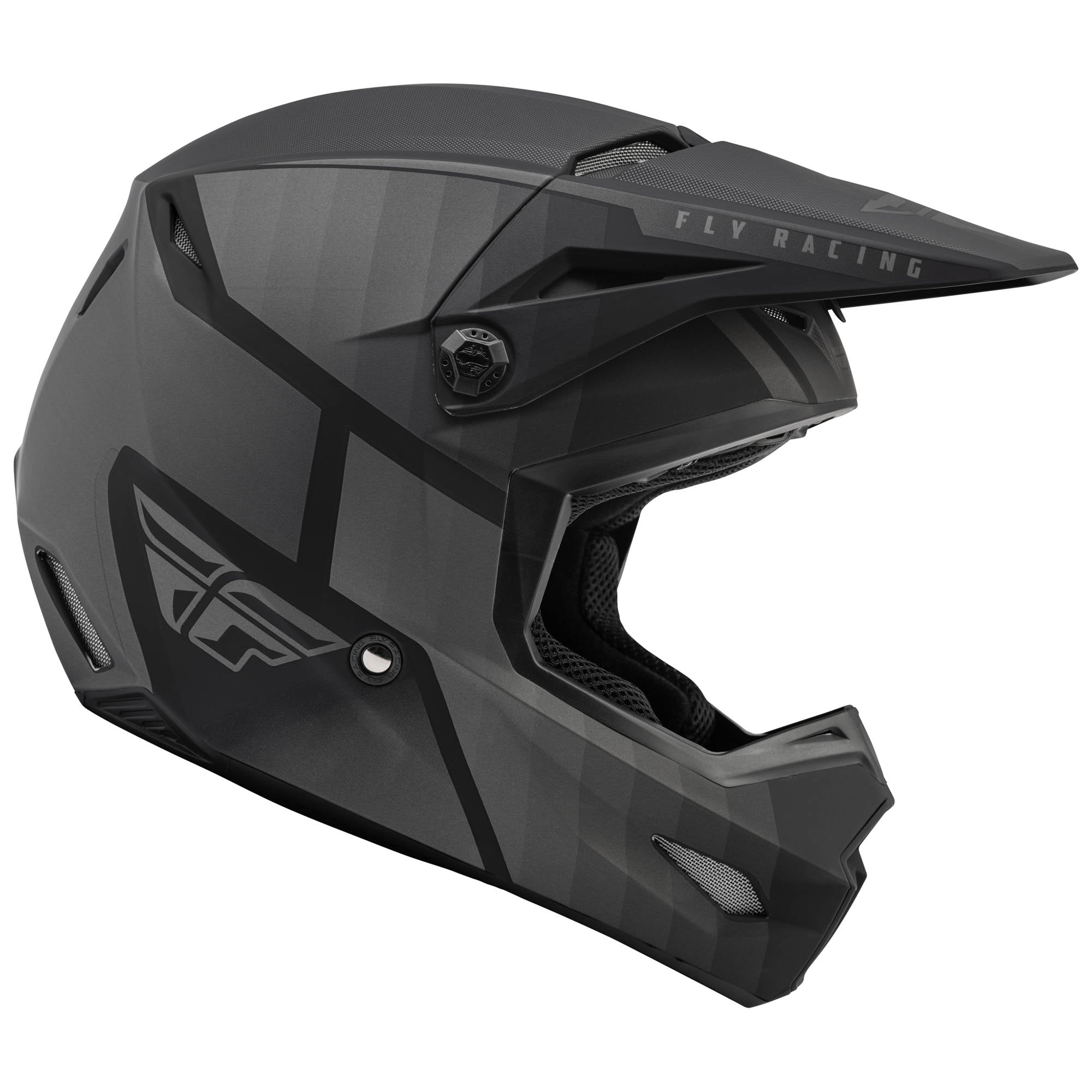 Fly Kinetic Drift Helmet - Black / Charcoal