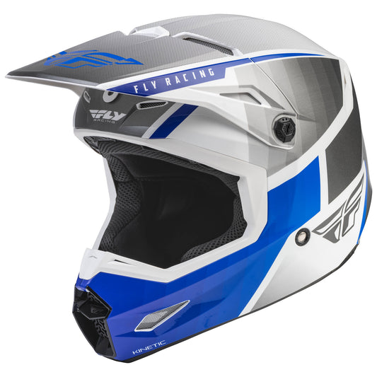 Fly Kinetic Drift Helmet - Blue / Charcoal / White