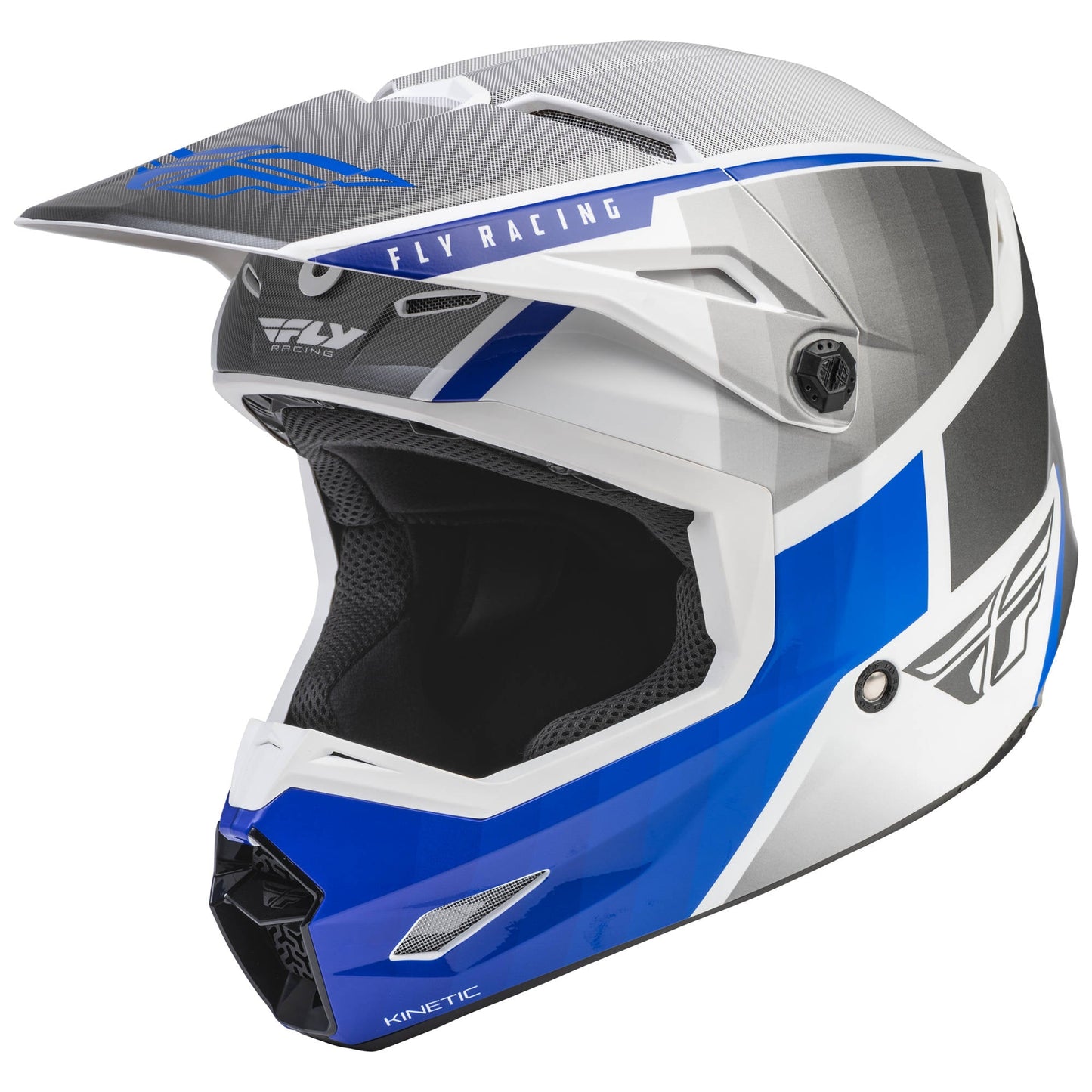 Fly Kinetic Drift Helmet - Blue / Charcoal / White