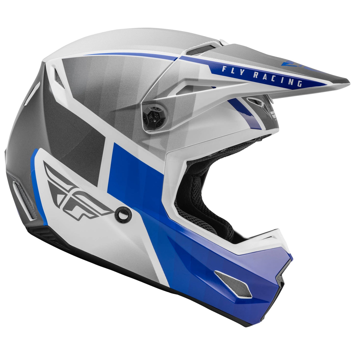 Fly Kinetic Drift Helmet - Blue / Charcoal / White