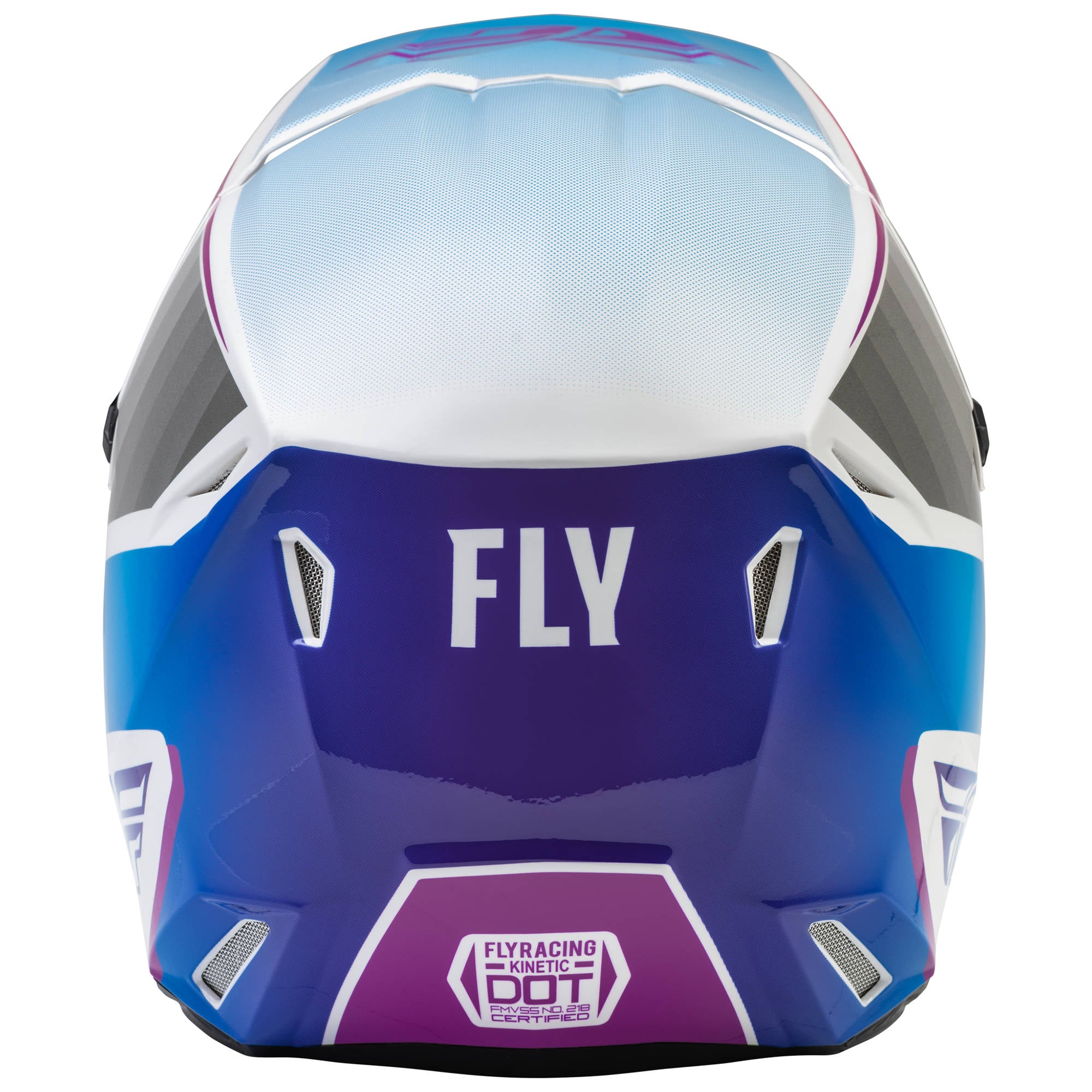 Fly Kinetic Drift Helmet - Pink / White / Blue
