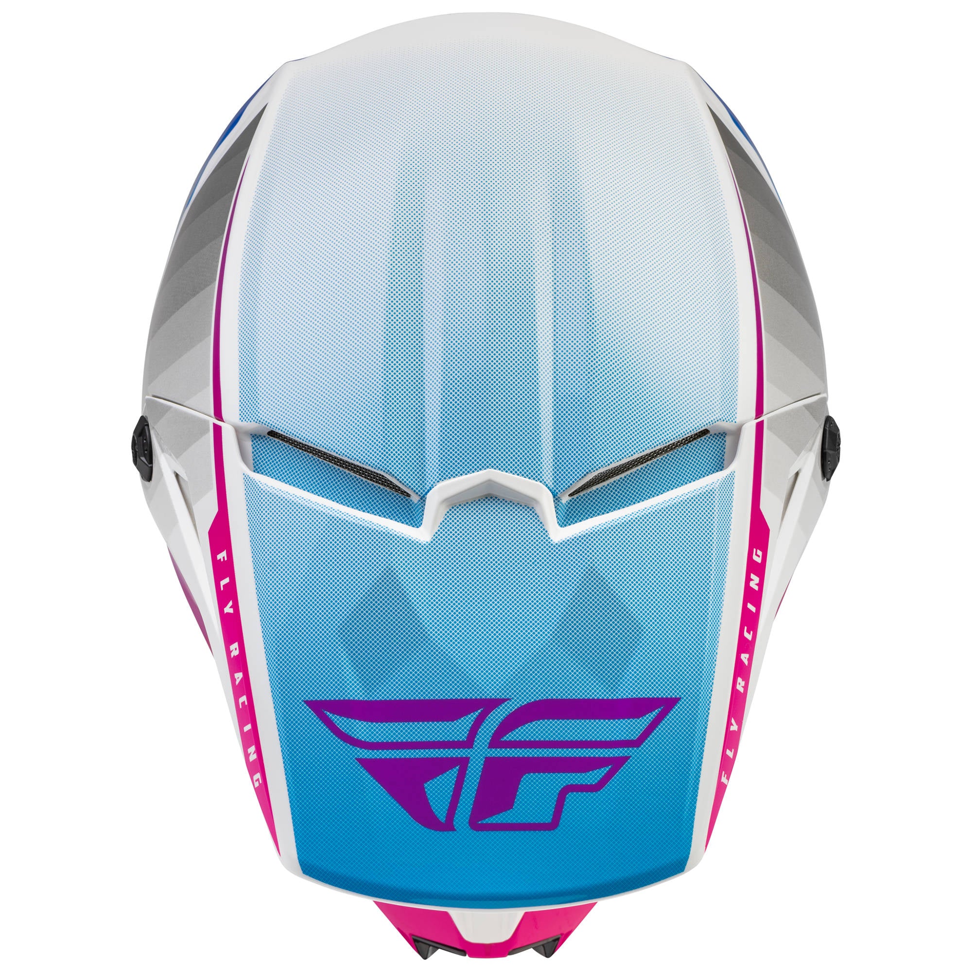 Fly Kinetic Drift Helmet - Pink / White / Blue