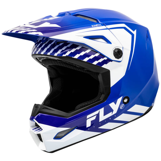 Fly Kinetic Menace Helmet - Blue / White