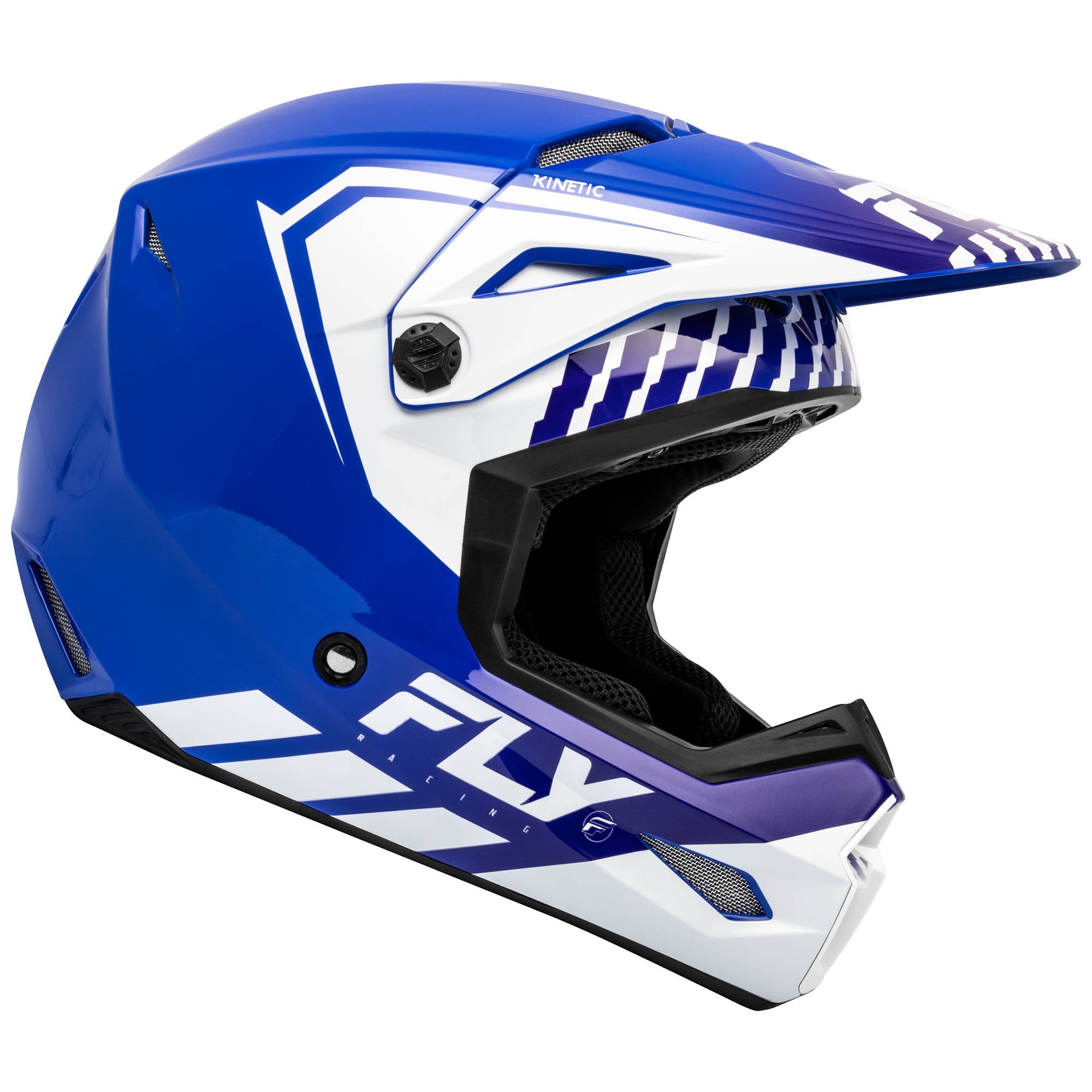 Fly Kinetic Menace Helmet - Blue / White