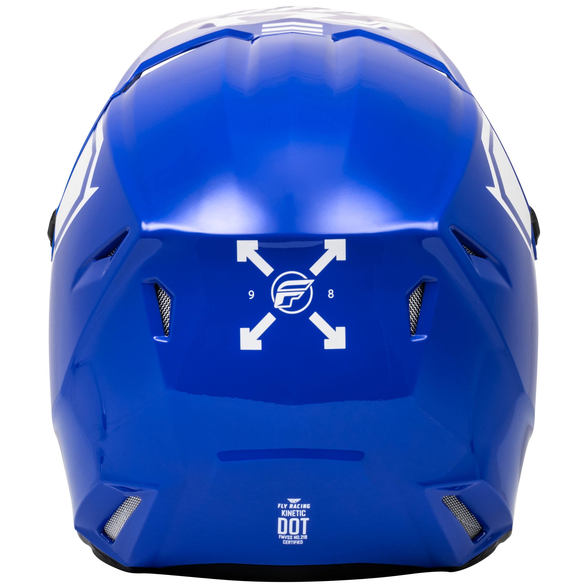 Fly Kinetic Menace Helmet - Blue / White