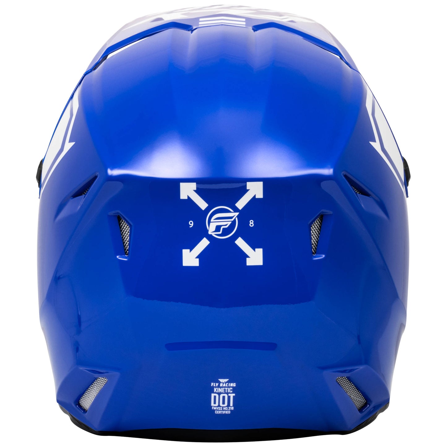 Fly Kinetic Menace Helmet - Blue / White