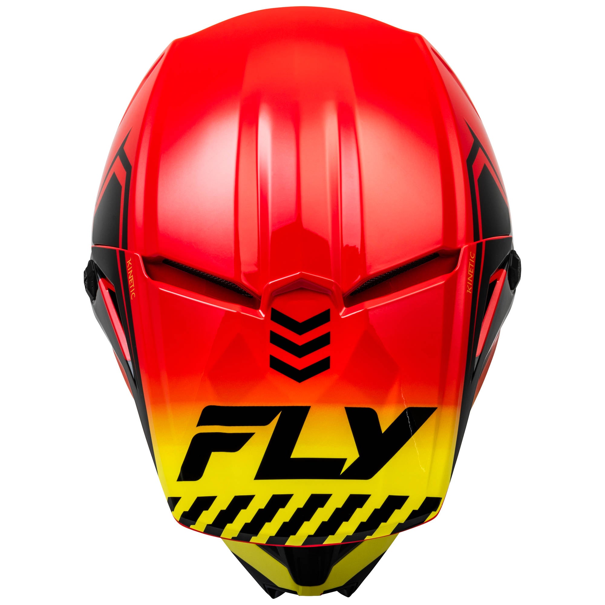 Fly Kinetic Menace Helmet - Red / Black / Yellow