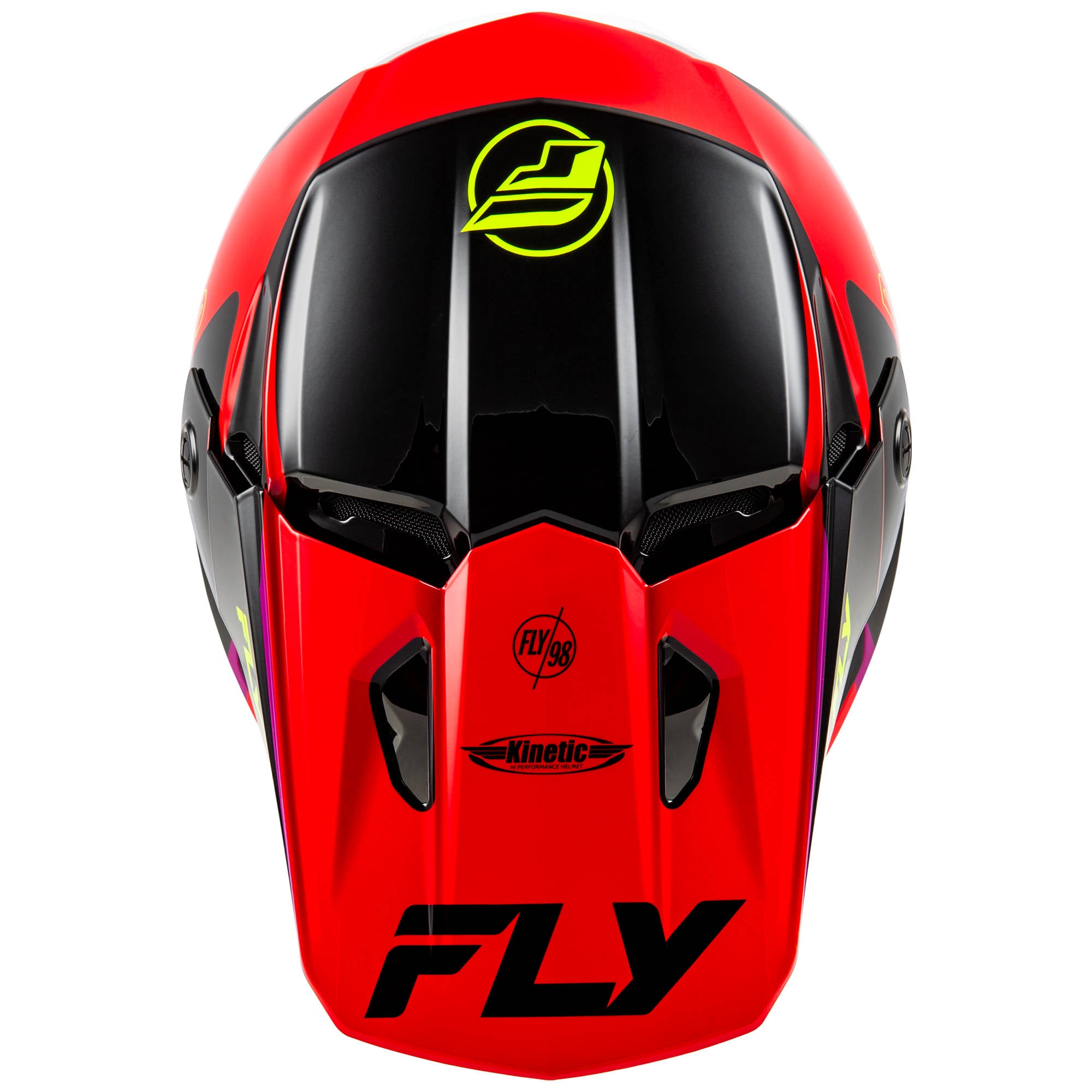 Fly Kinetic Rally Helmet - Red / Black / White