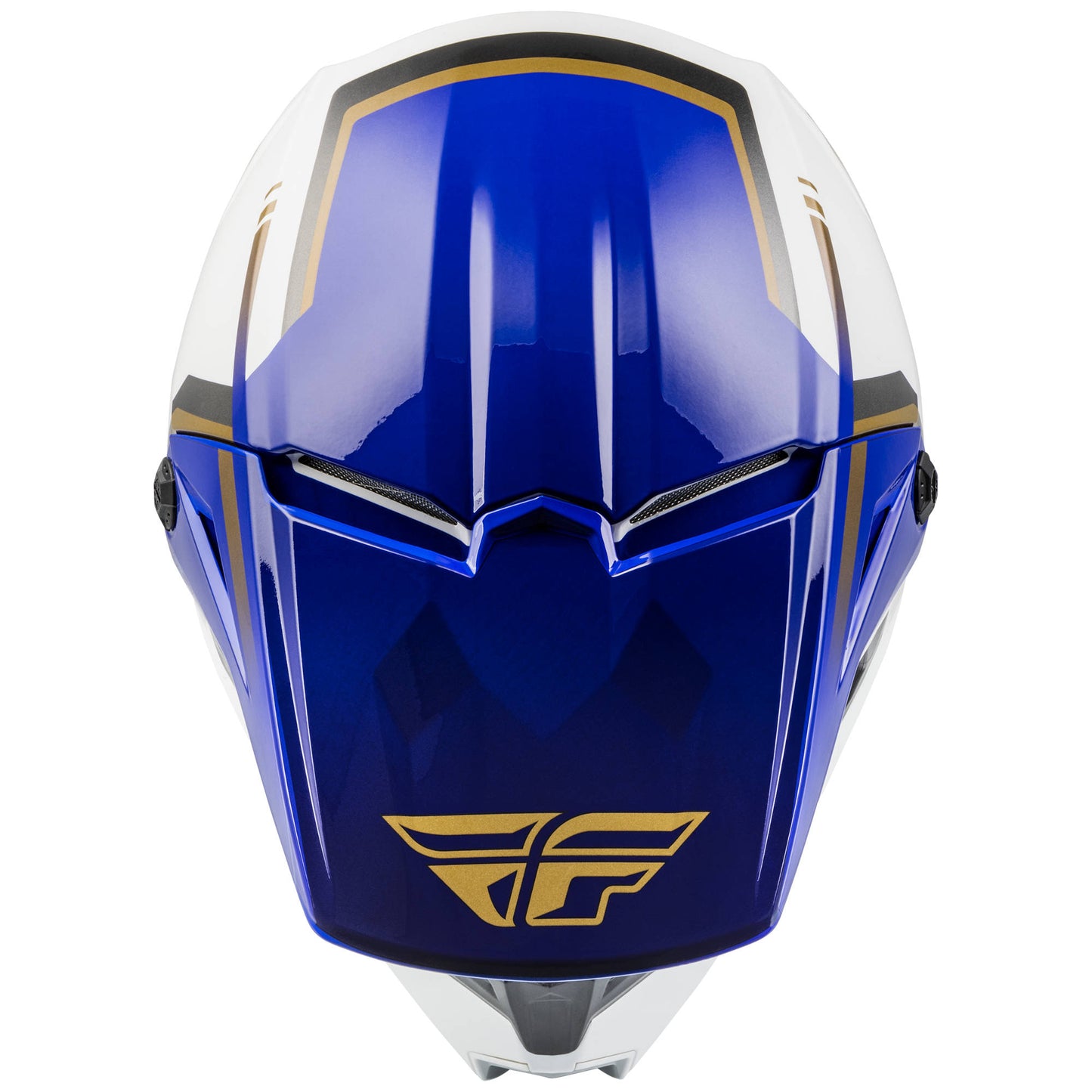 Fly Kinetic Vision Helmet - White / Blue