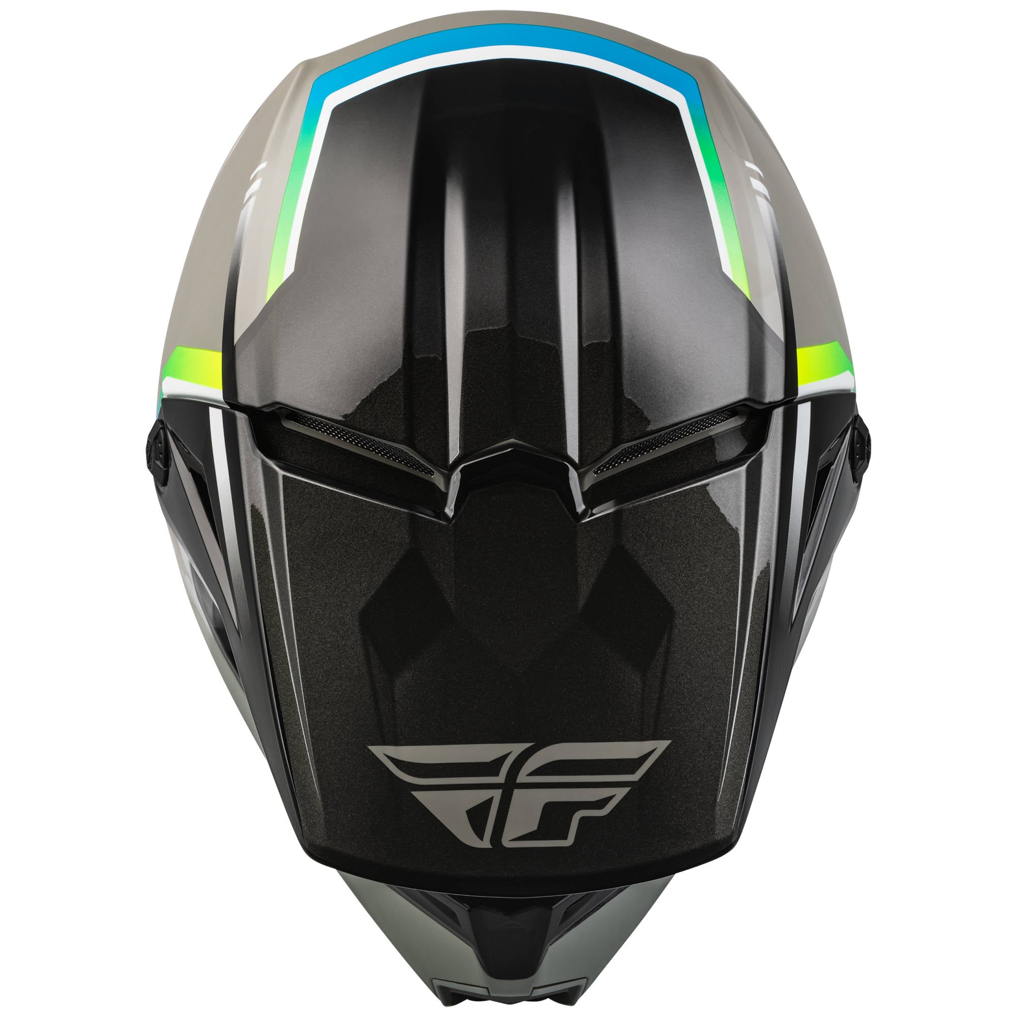 Fly Kinetic Vision Helmet - Grey / Black