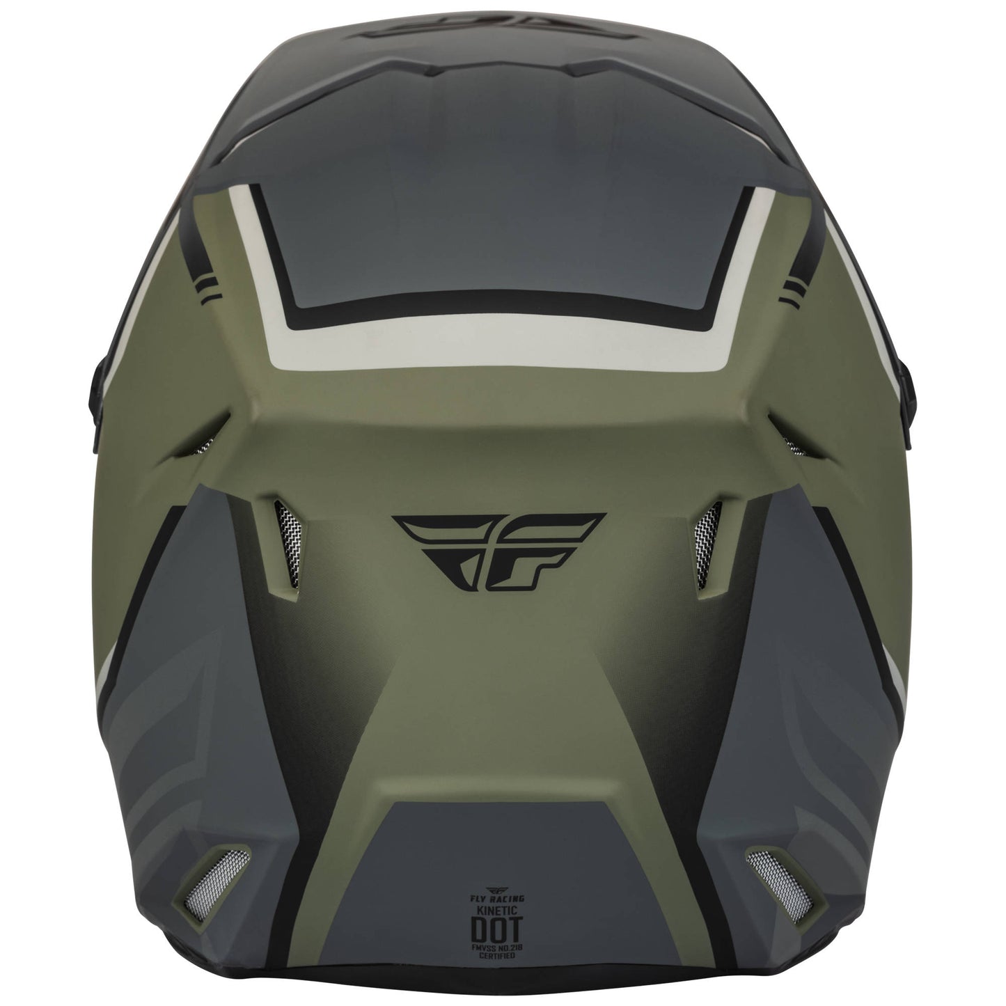 Fly Kinetic Vision Helmet - Olive Green / Grey