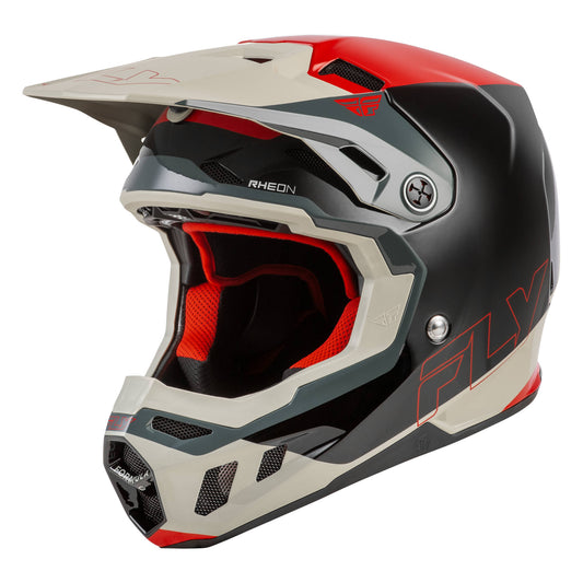 Fly Formula CC Glide Helmet - Black / Red / Grey