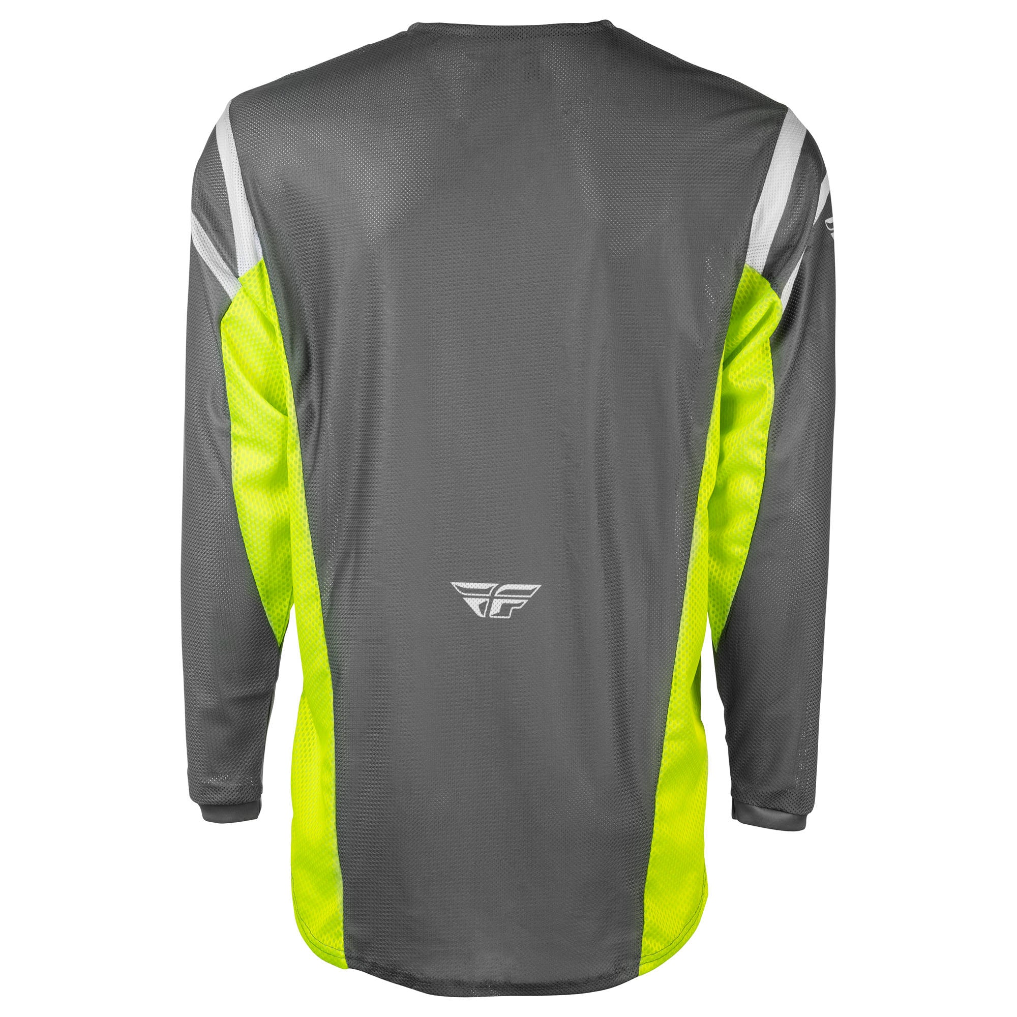 Fly Kinetic 2025 Mesh Center Jersey - Grey / White / Hi-Vis
