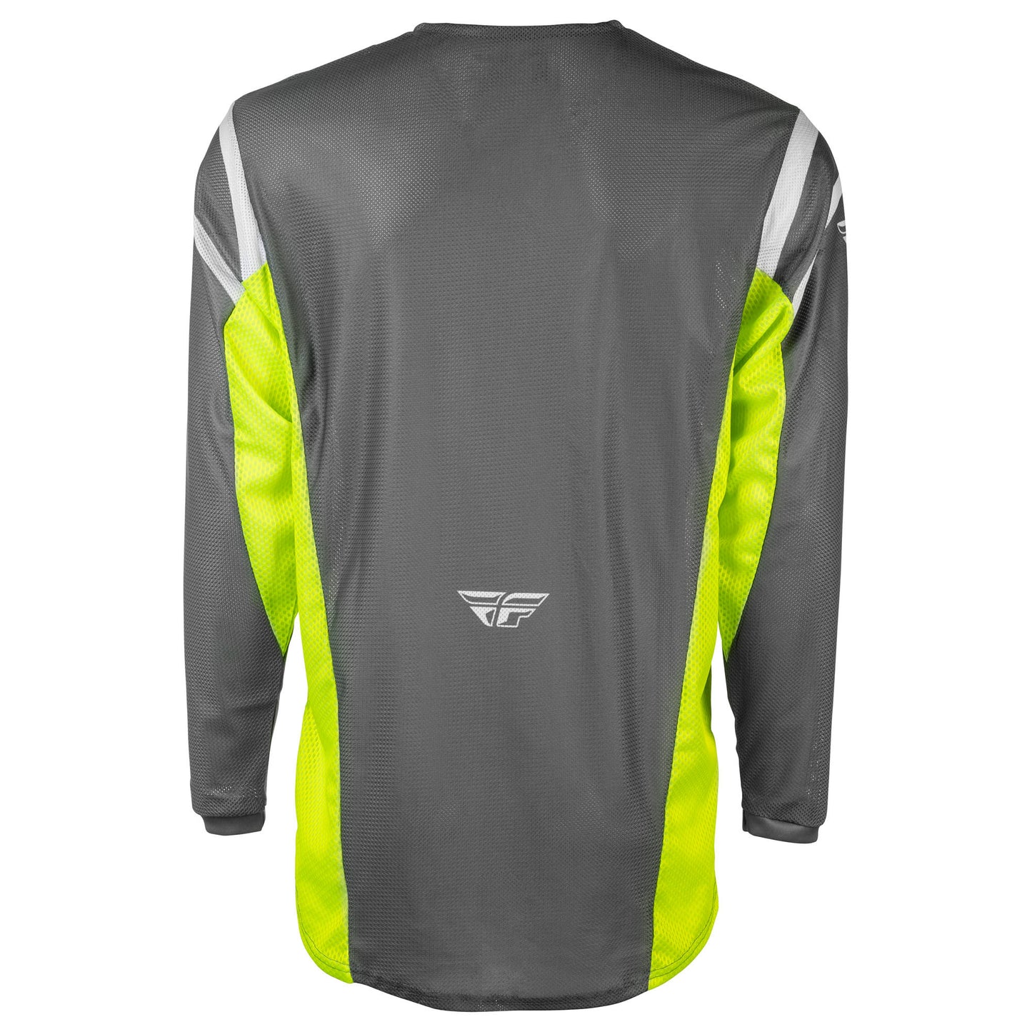 Fly Kinetic 2025 Mesh Center Jersey - Grey / White / Hi-Vis
