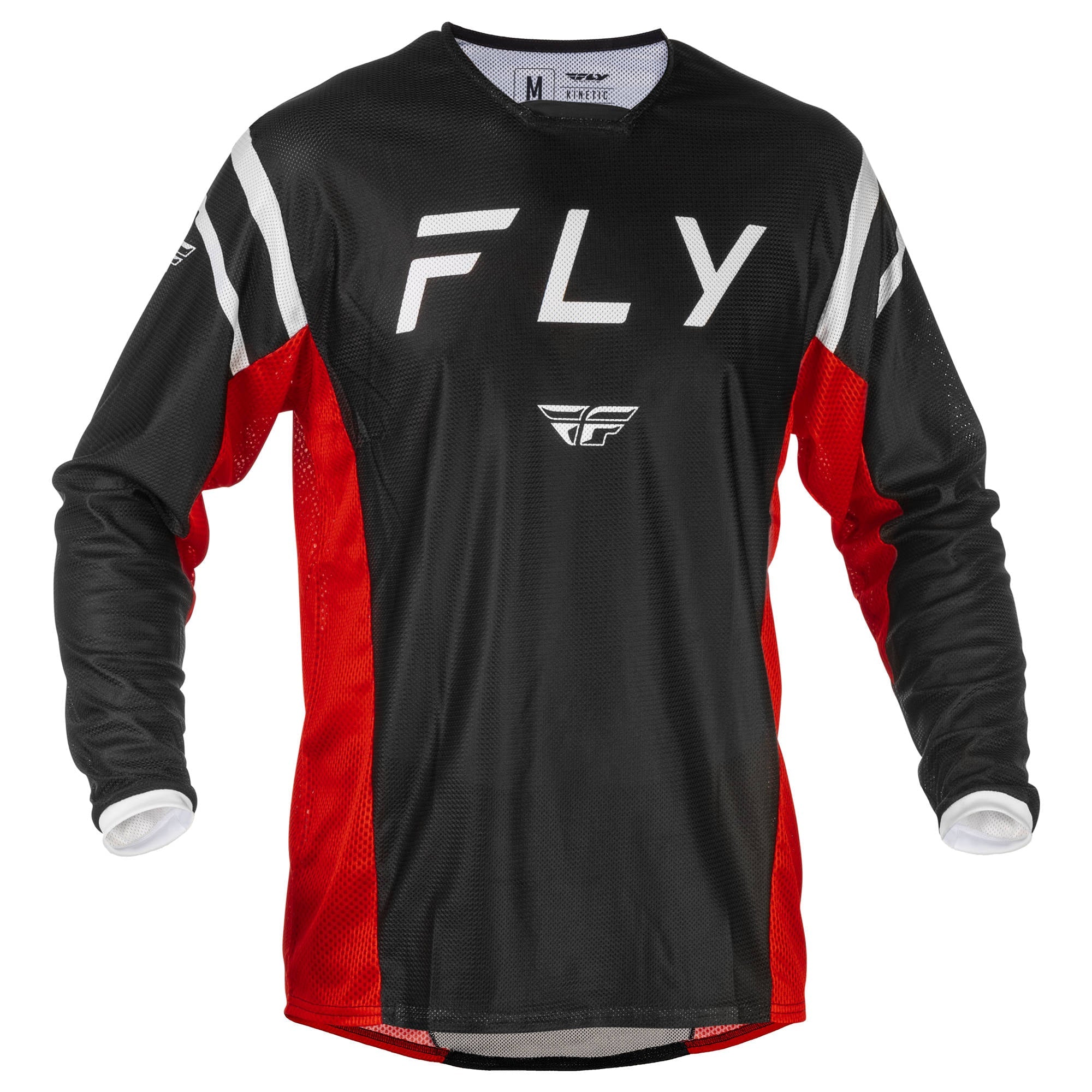 Fly Kinetic 2025 Mesh Center Jersey - Black / White / Red