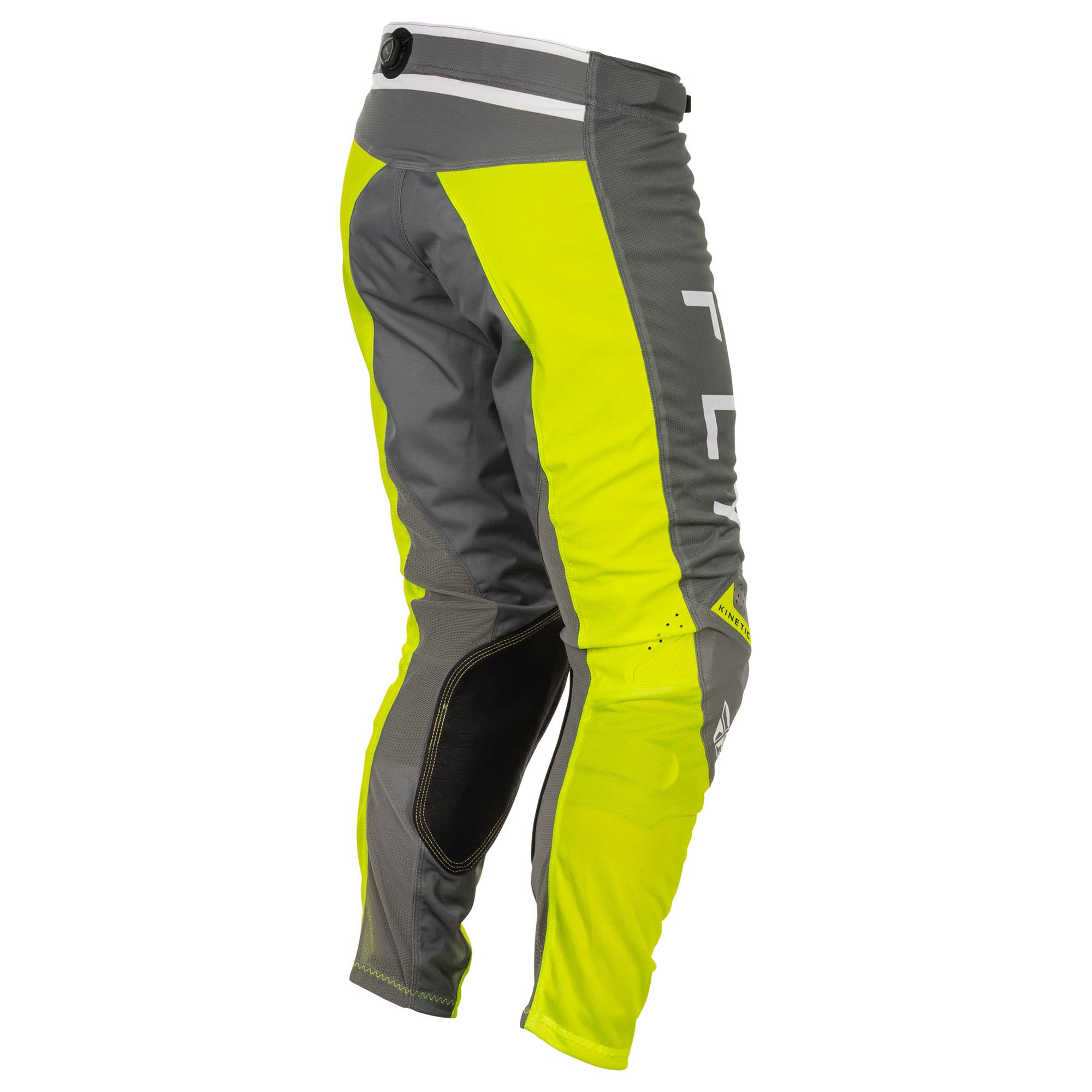 Fly Kinetic 2025 Mesh Center Pants - Grey / White / Hi-Vis