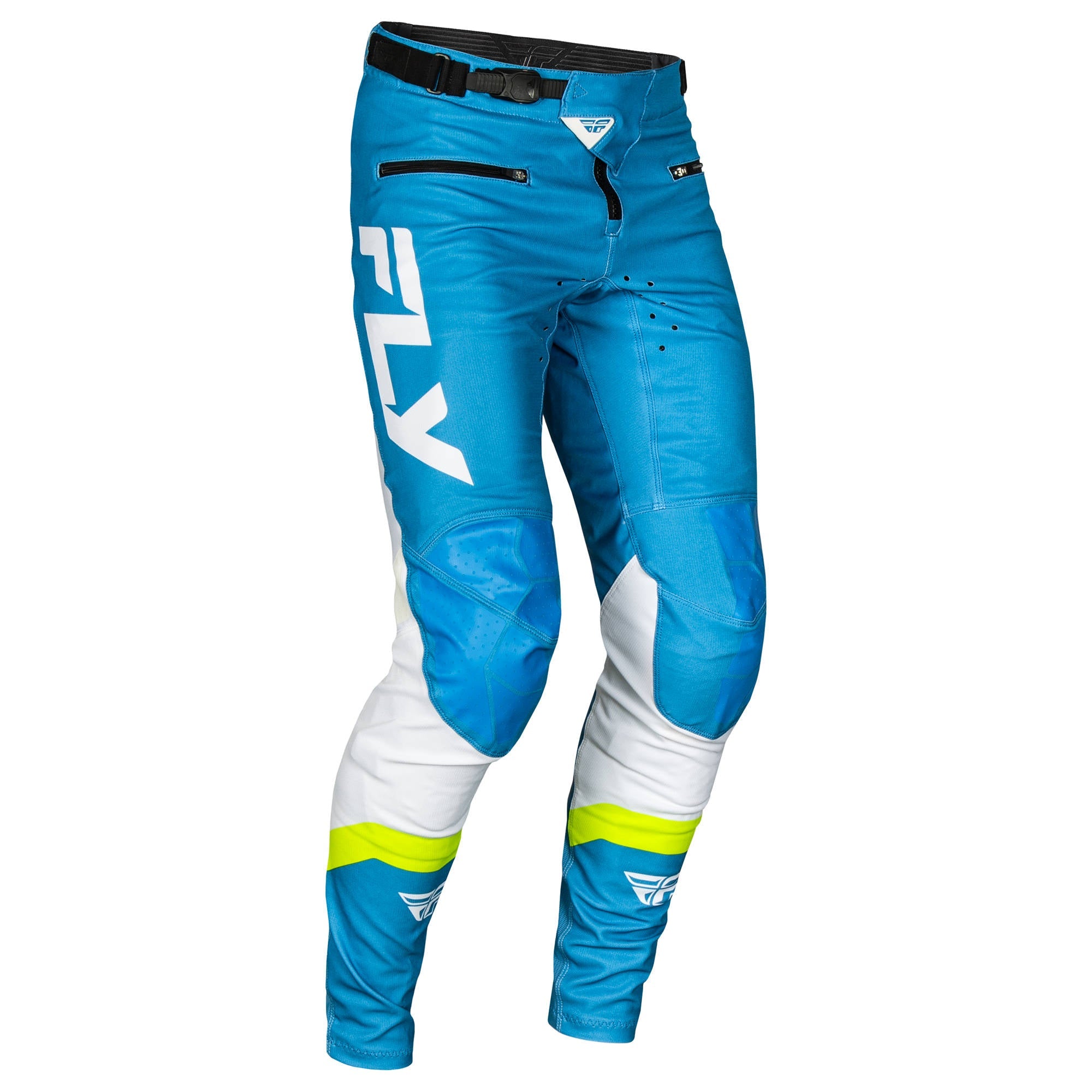 Fly Rayce Pants - Blue / White / Lime Green