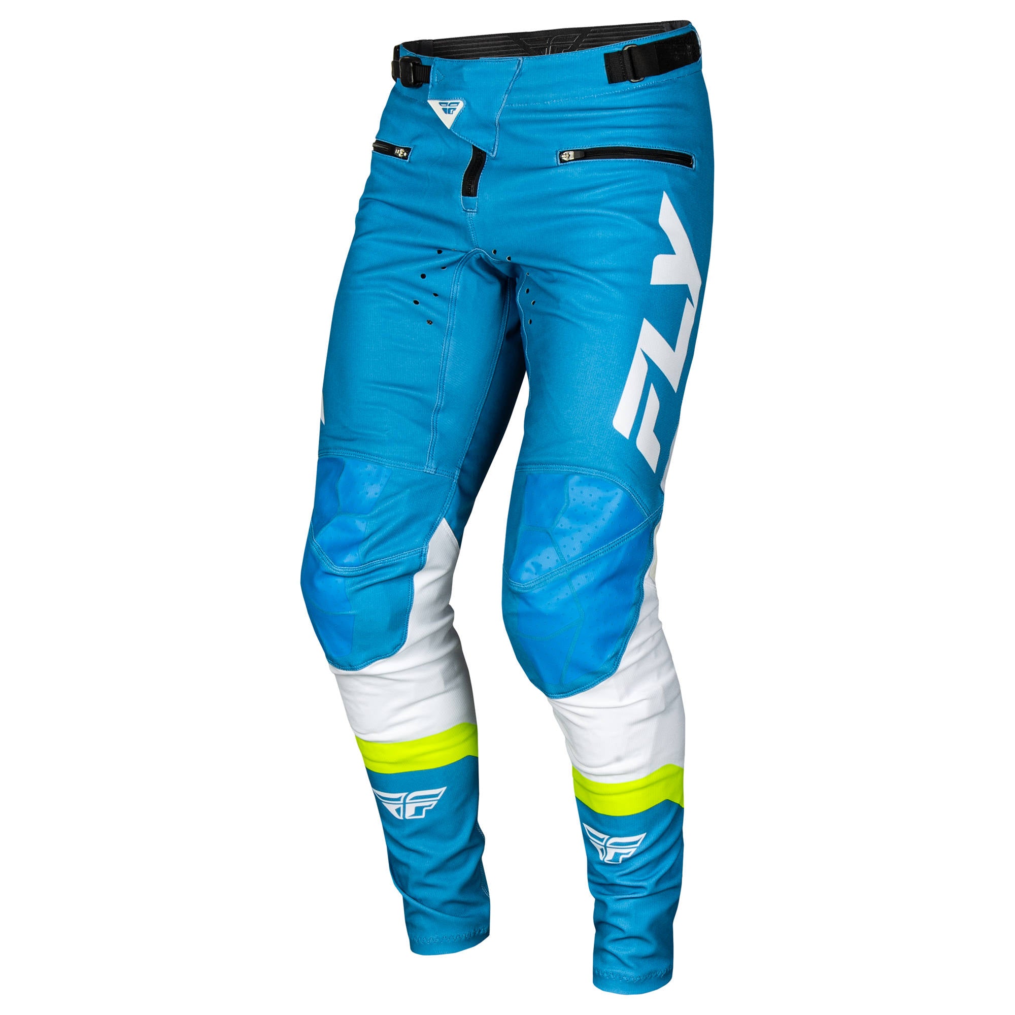 Fly Rayce Pants - Blue / White / Lime Green