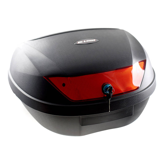Hi Level Top Box Plastic Black Large 51L - Black