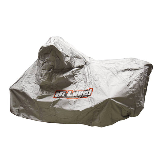 Hi Level Motorcycle Cover Silver PolyesterXarge