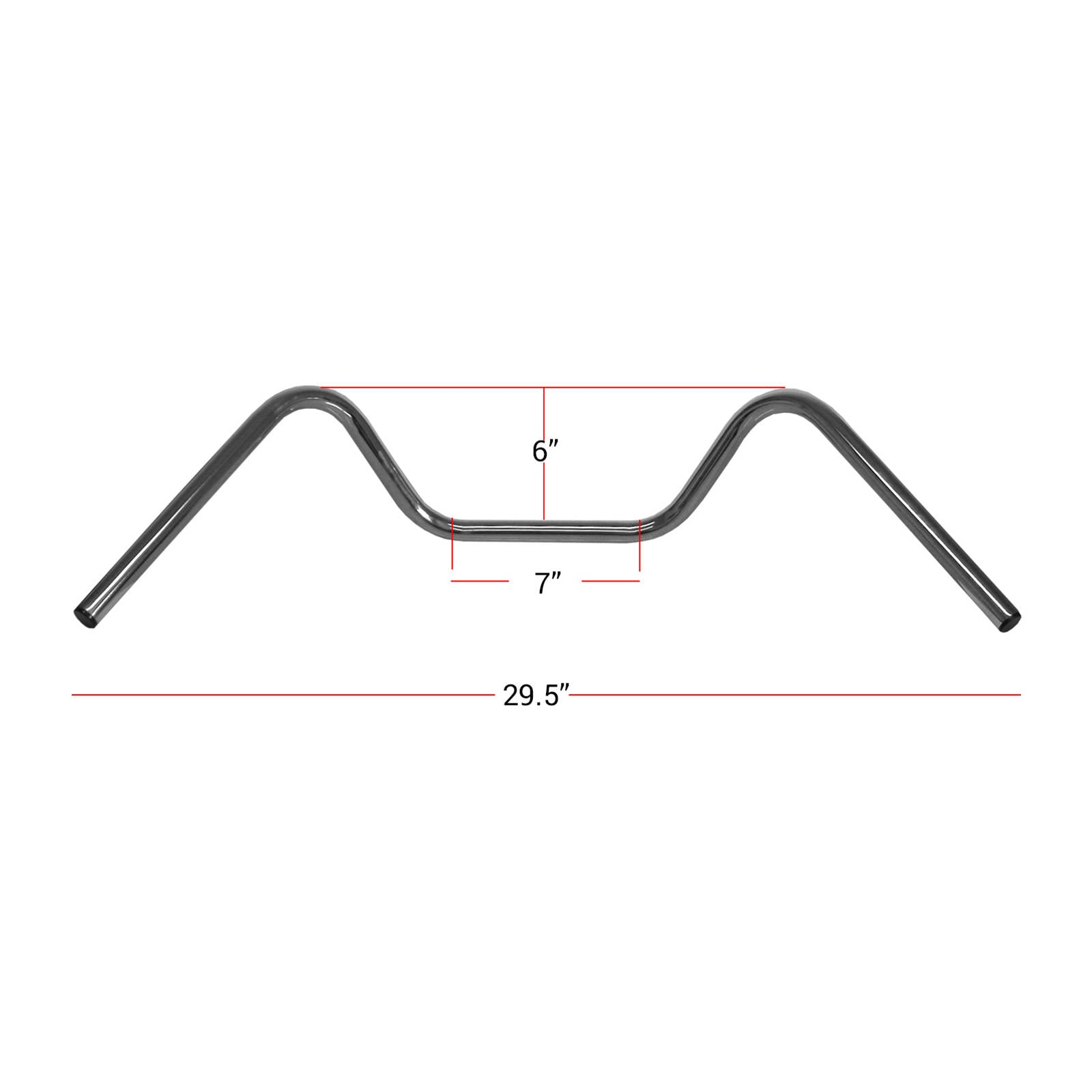 Hi Level Handlebar 7 / 8" Chrome Pull Back 6" Rise