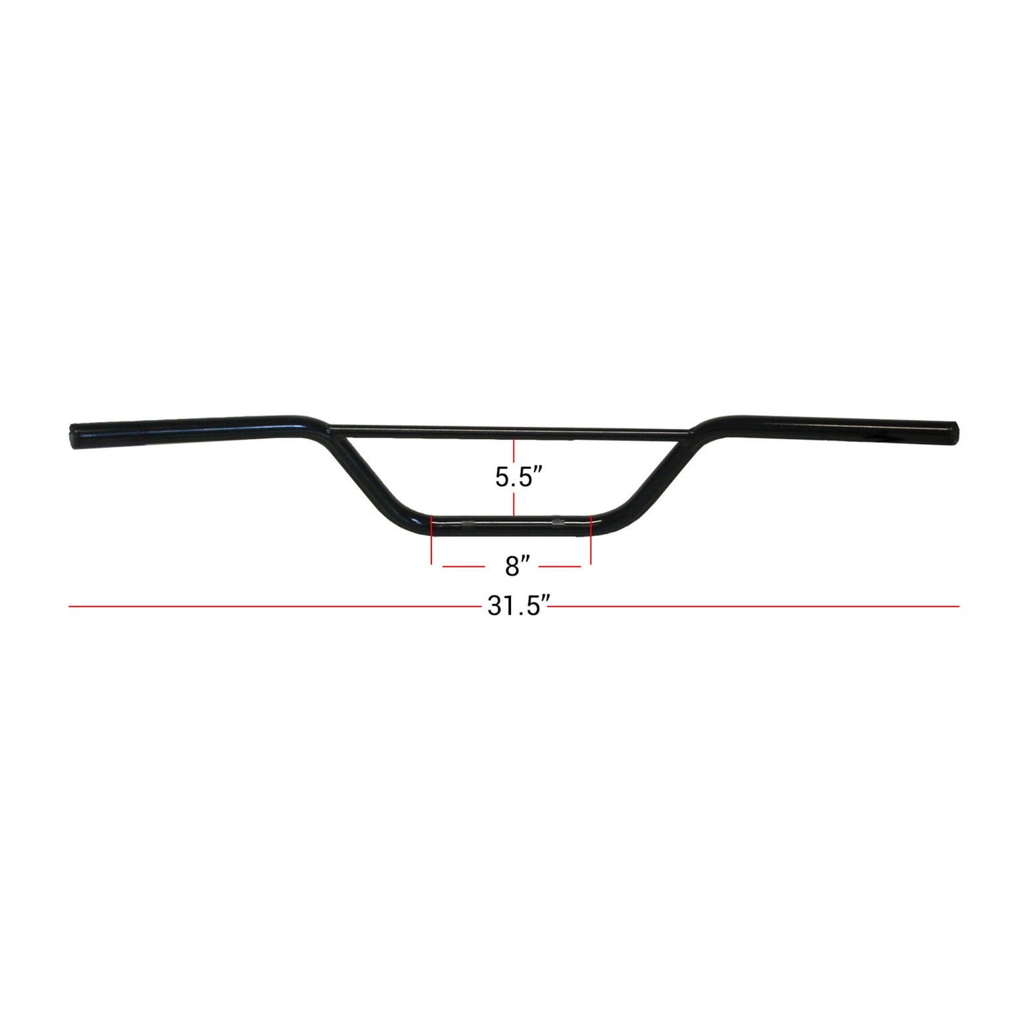 Hi Level Handlebar 7 / 8" Trail Black 4.50" Rise