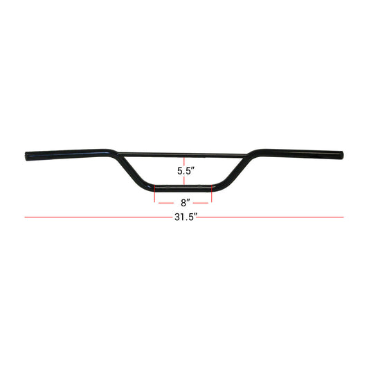 Hi Level Handlebar 7 / 8" Trail Black 4.50" Rise