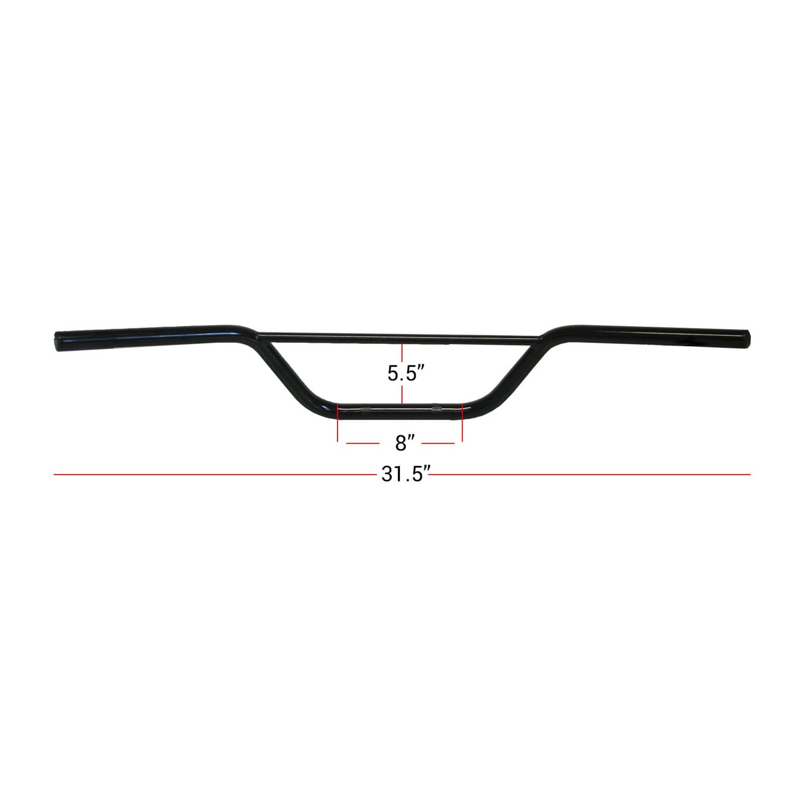 Hi Level Handlebar 7 / 8" Trail Black 4.50" Rise