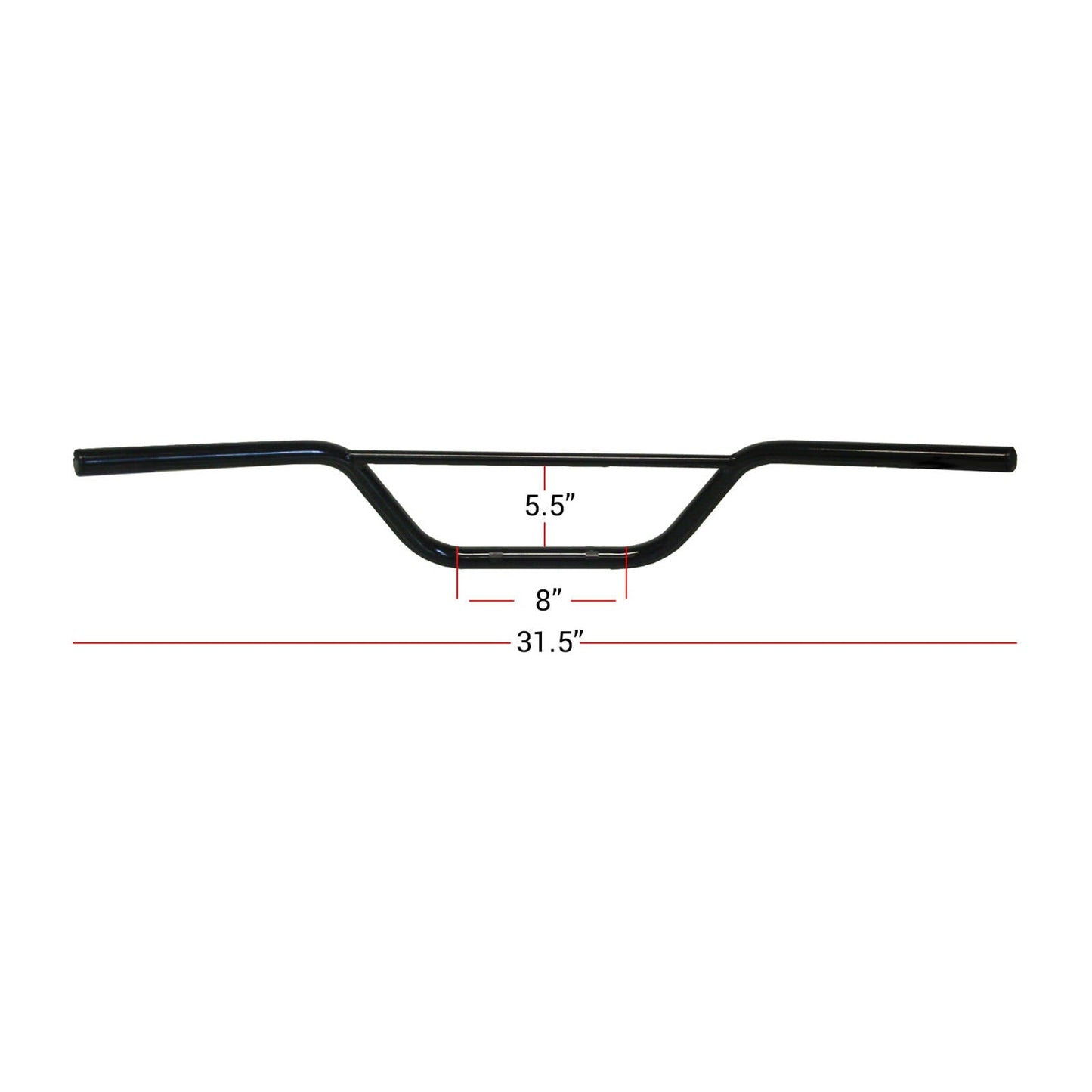 Hi Level Handlebar 7 / 8" Trail Black 4.50" Rise