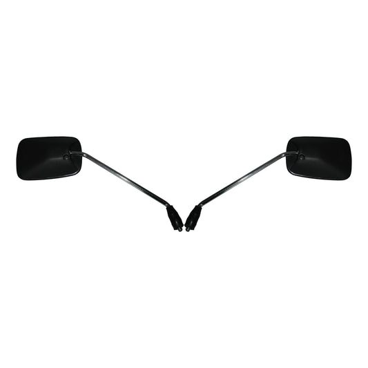 Hi Level Mirrors 8mm Black Rectangle Left or Right