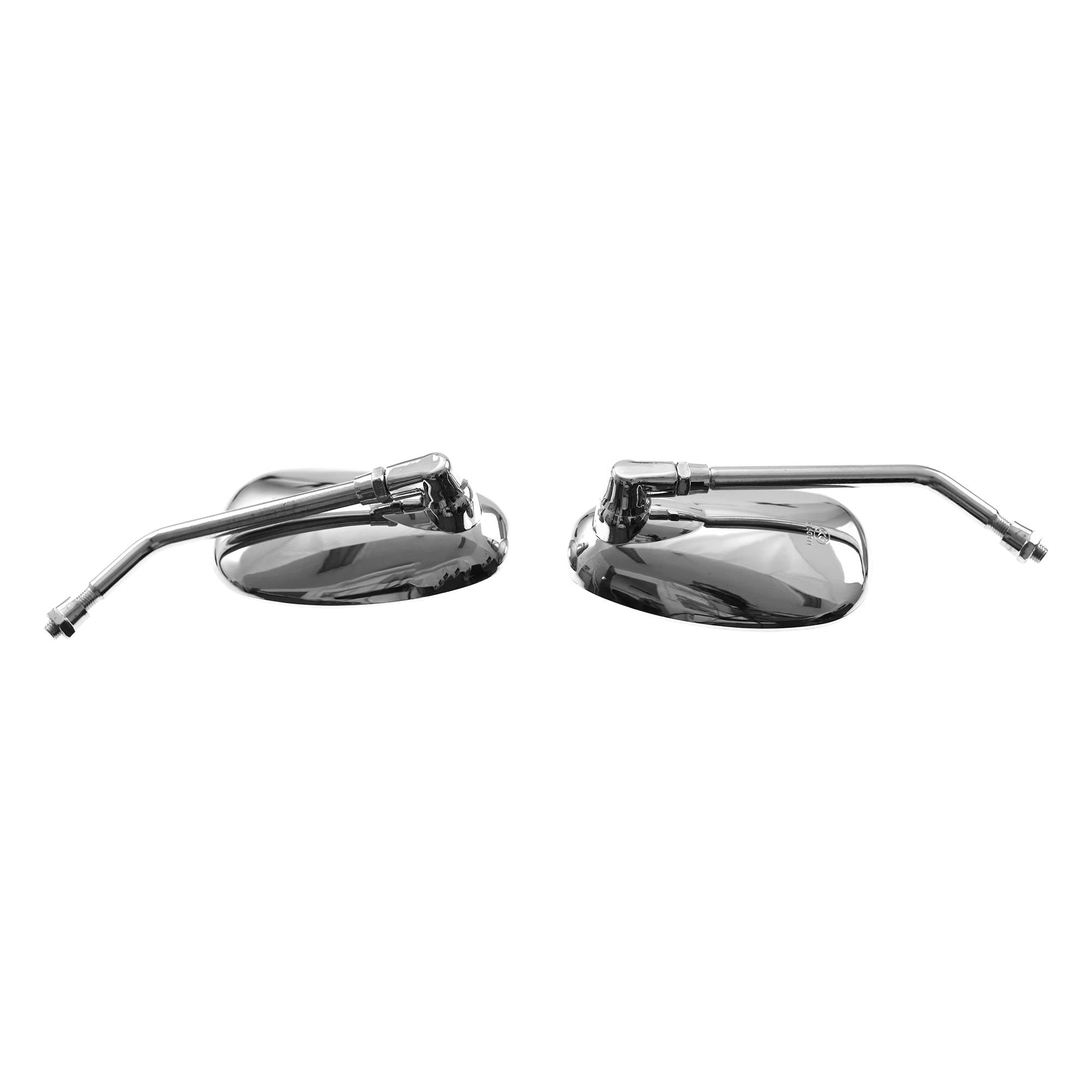 Hi Level Mirrors Chrome Oval 10mm