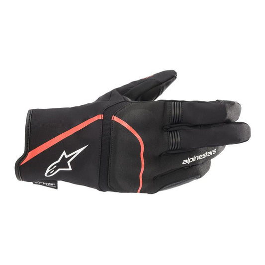 Alpinestars Syncro V2 Drystar Waterproof Gloves - Black / Red Fluo