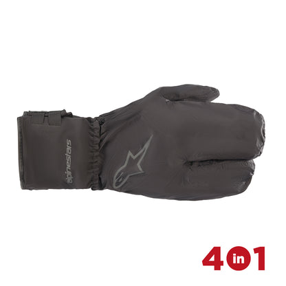 365 Water Resistant 4 in 1 Glove - Black