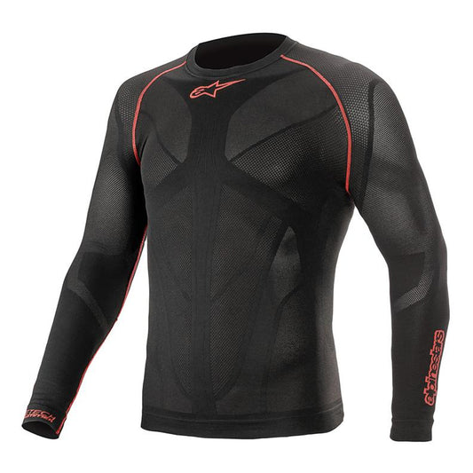 Alpinestars Ride Tech V2 Top Long Sleeve Summer - Black Red