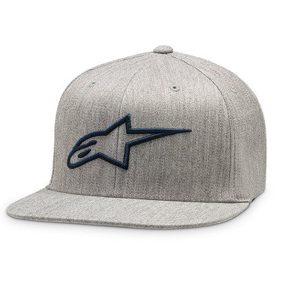 Alpinestars Ageless Flat Hat - Grey Heather / Navy