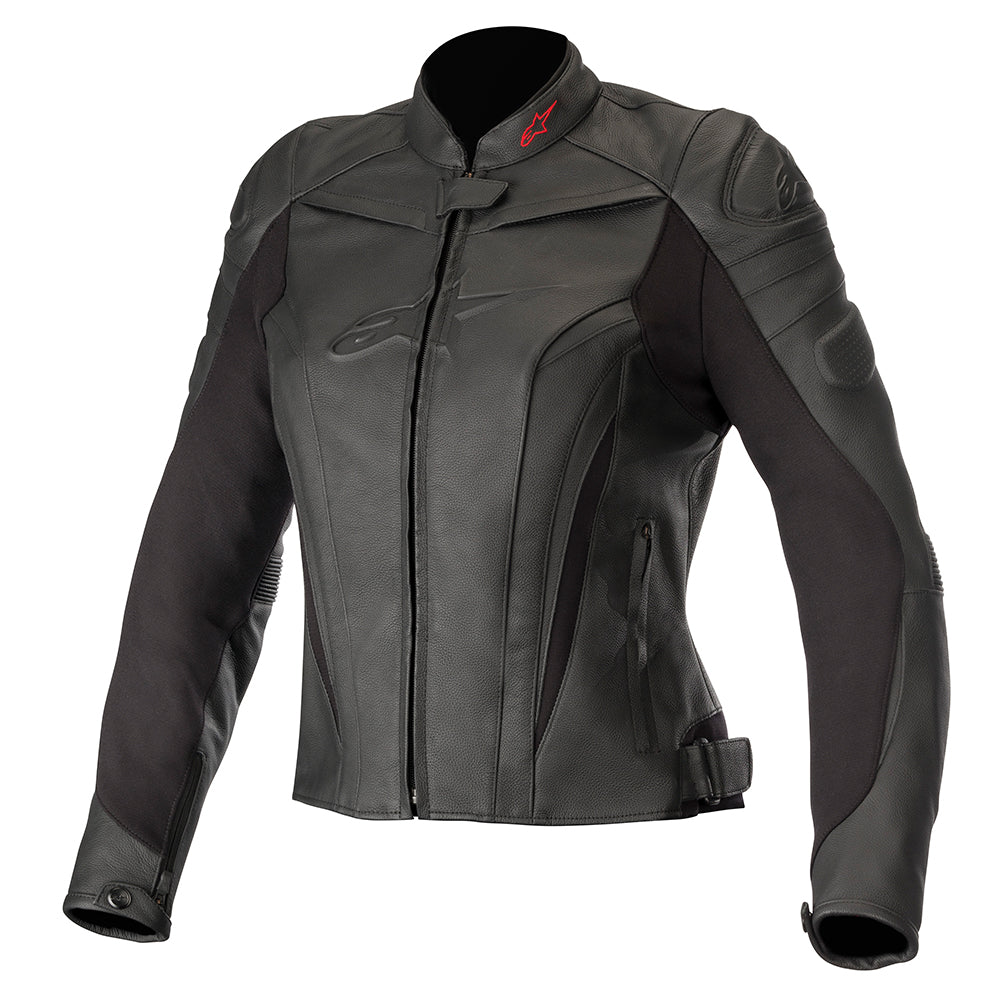 Alpinestars Stella GP Plus R V3 Ladies Leather Jacket - Black / Black