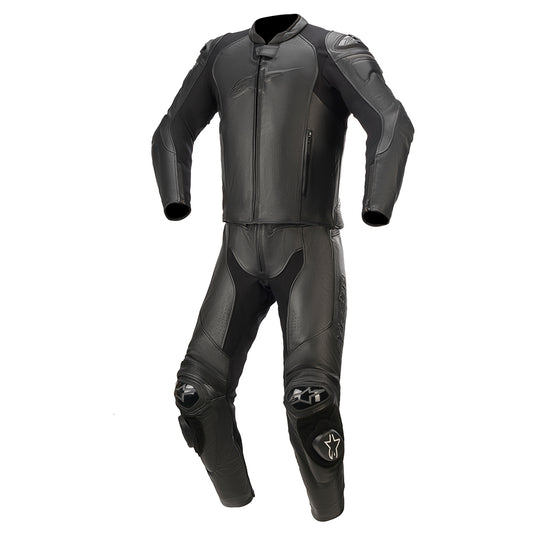 Alpinestars GP Plus v3 Graphite Leather 2 Pc Black