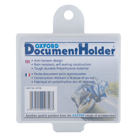 Oxford Plastic Insurance Slip Holder (Square)
