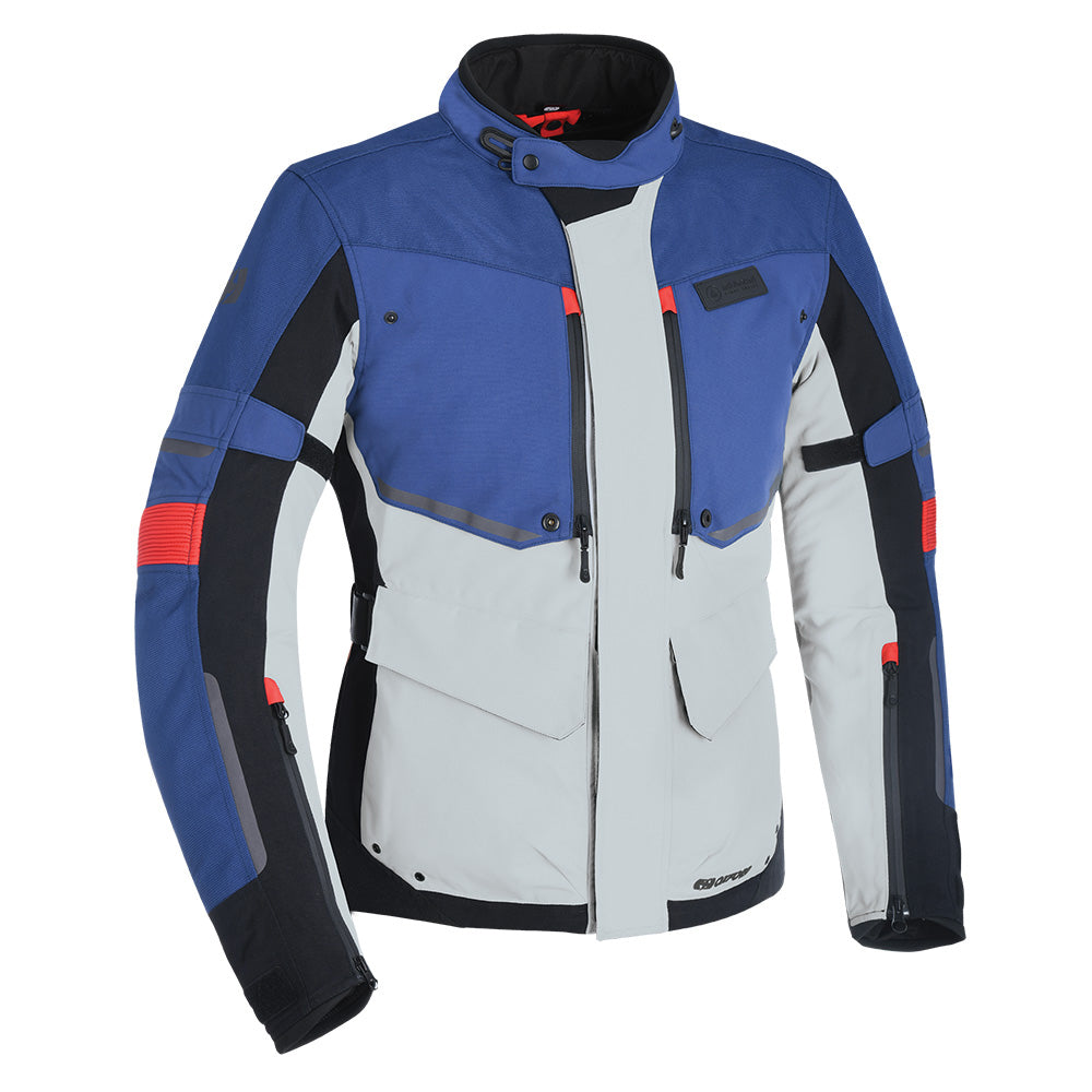 Oxford Mondial Advanced Jacket Grey Blue & Red