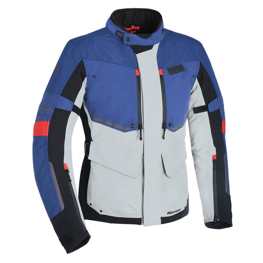 Oxford Mondial Advanced Jacket Grey Blue & Red