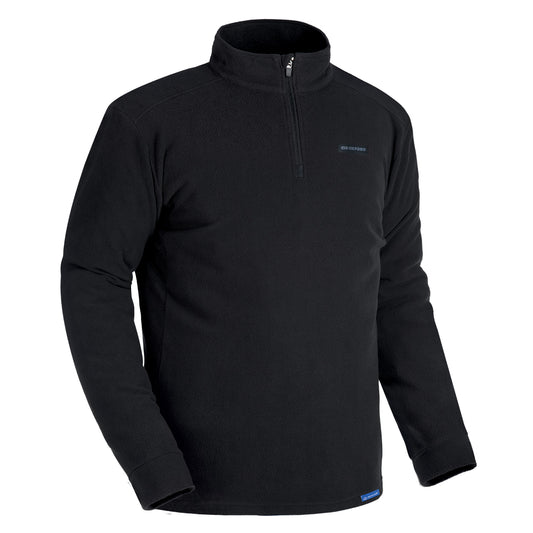 Oxford Advanced Micro Fleece 1 / 2 Neck Mens Top Black S