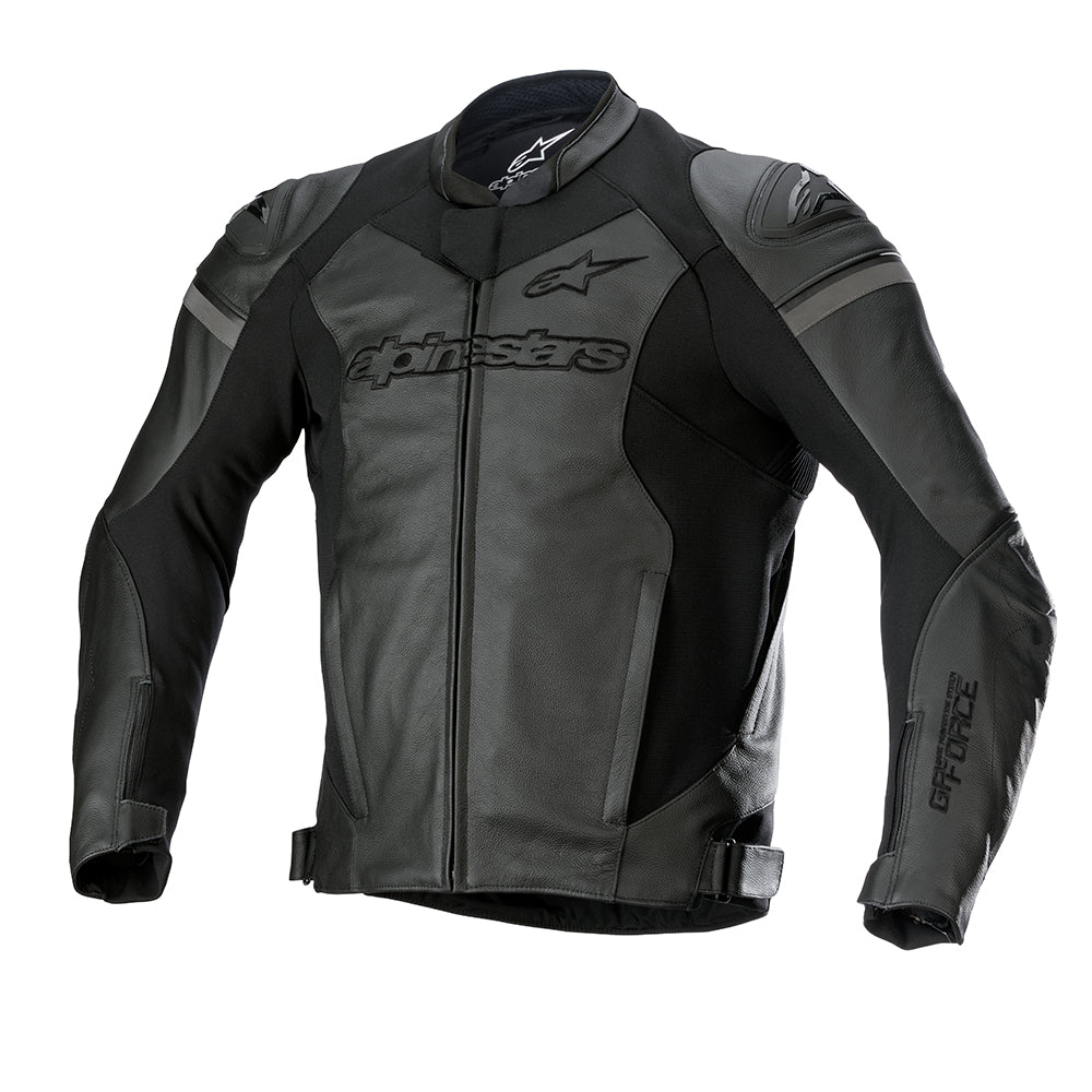 Alpinestars GP Force Leather Jacket - Black / Black