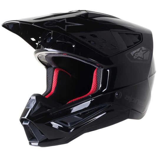 Alpinestars S-M5 Scout ECE Helmet - Black / Silver / Glossy