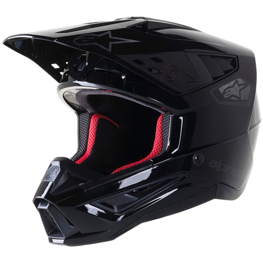 Alpinestars S-M5 Scout ECE Helmet - Black / Silver / Glossy