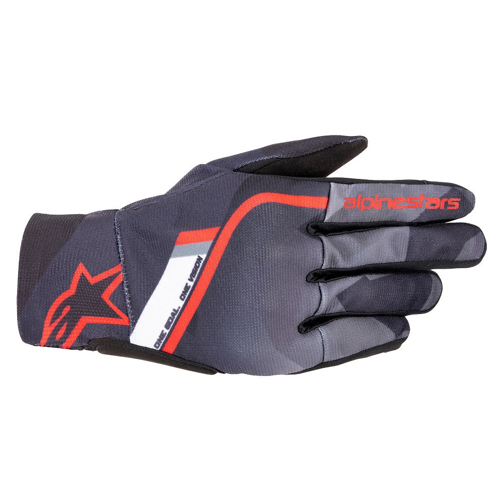 Reef Glove - Black / Grey / Camo / Bright Red