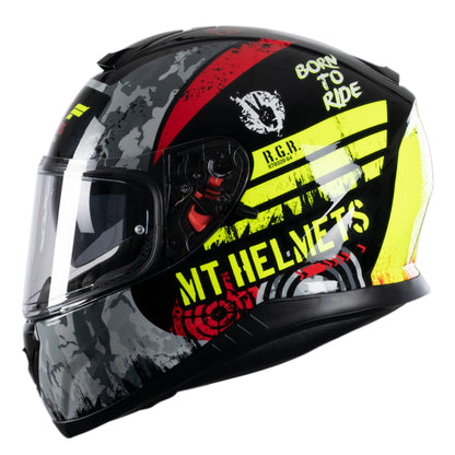 MT Thunder 3 Sniper Gloss - Black / Fluo Yellow