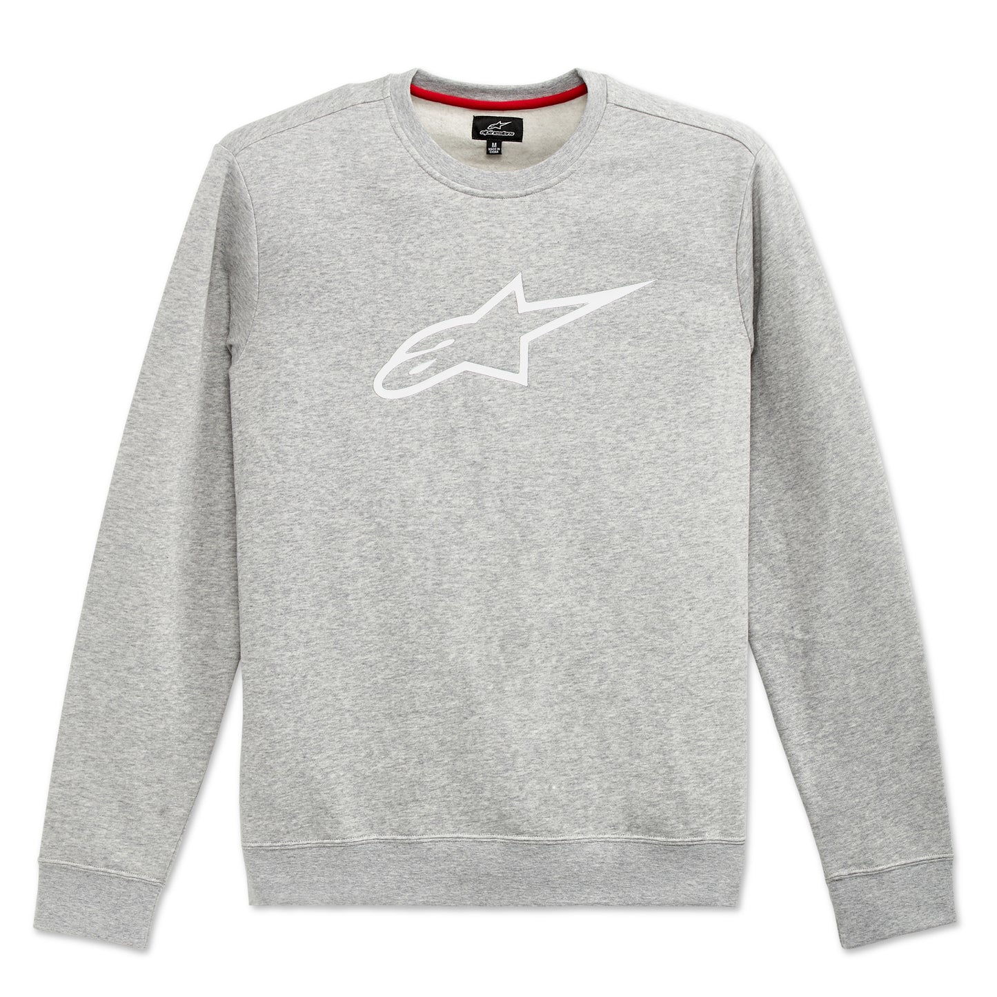 Alpinestars Ageless Crew Fleece - Grey Heather / White
