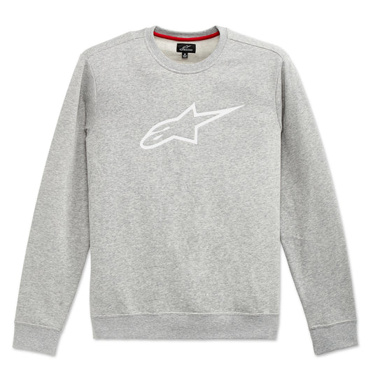 Alpinestars Ageless Crew Fleece - Grey Heather / White