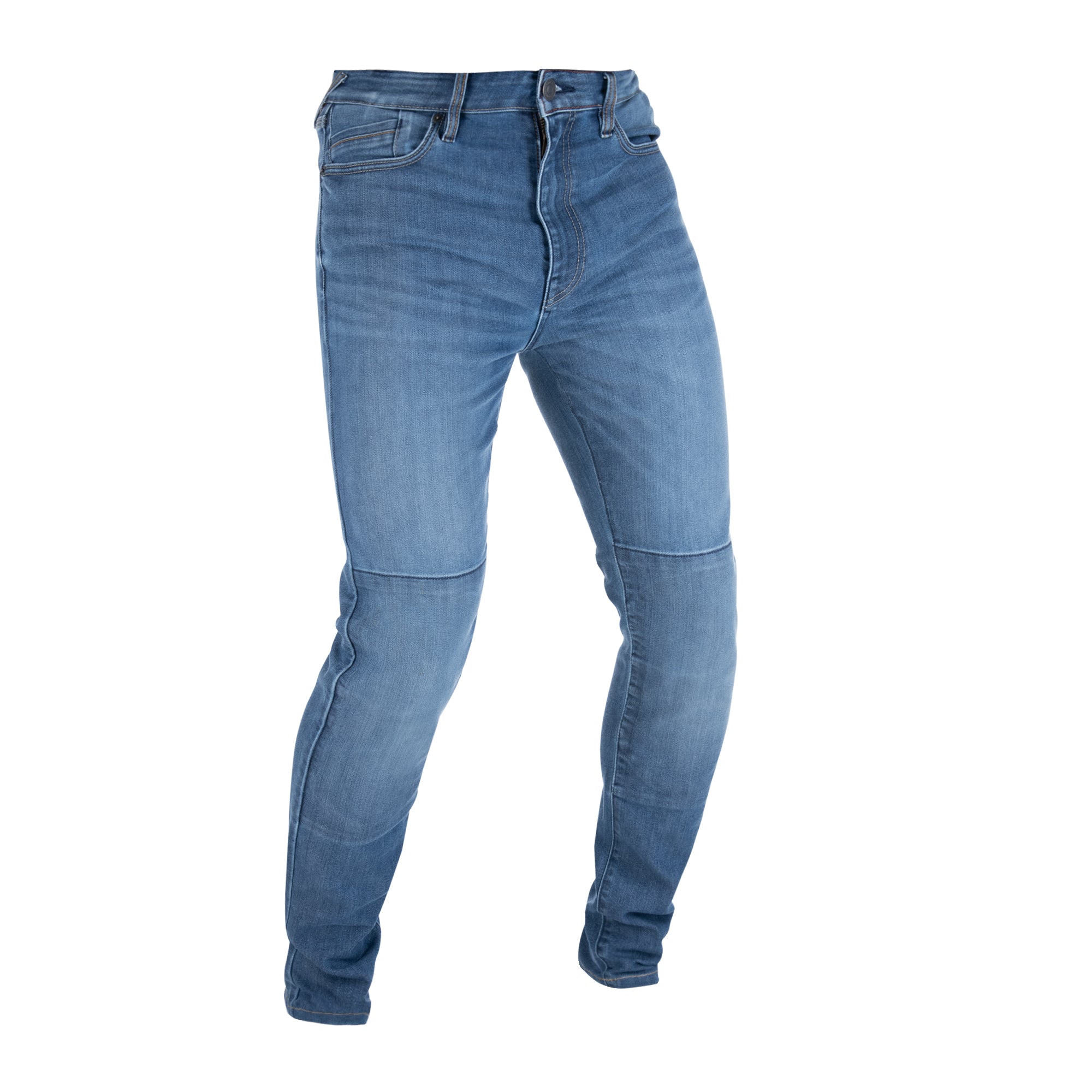 Oxford AA Slim Mens Regular Leg Jeans - Mid Blue
