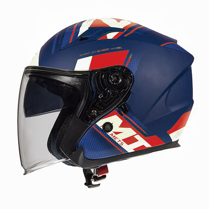 MT Avenue Sideway - Matt Blue / Red / White